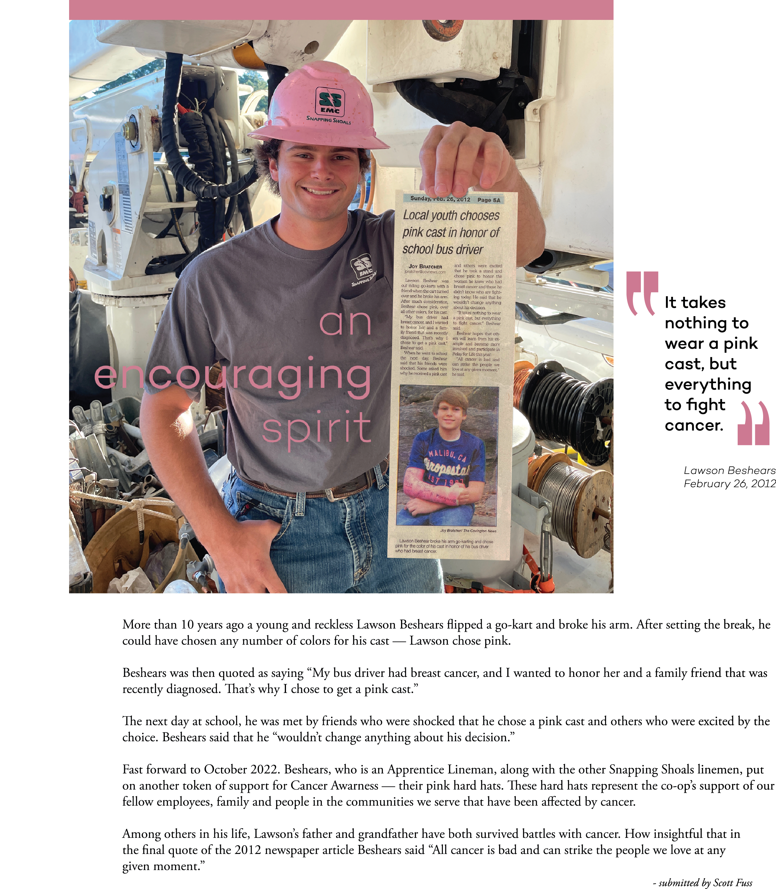Lawson Beshears story