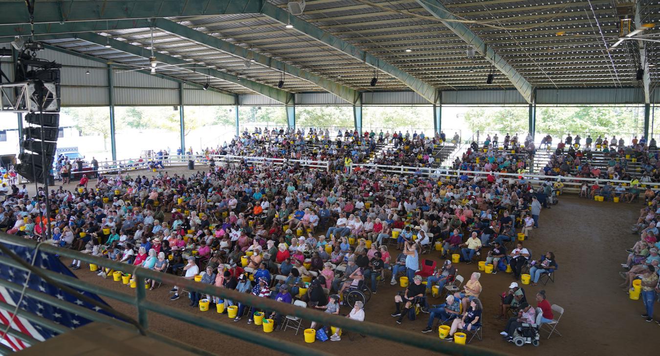 A massive crowd filled the arena at the Georgia International Horse Park