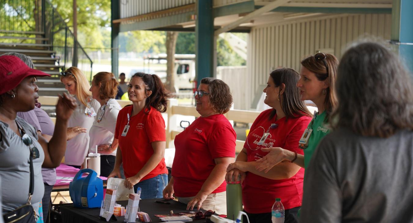 Vendors interact with members