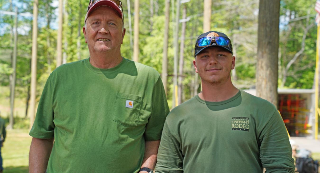 Kyle McDonald (Left) and his grandson, Jackson Allen (Right).